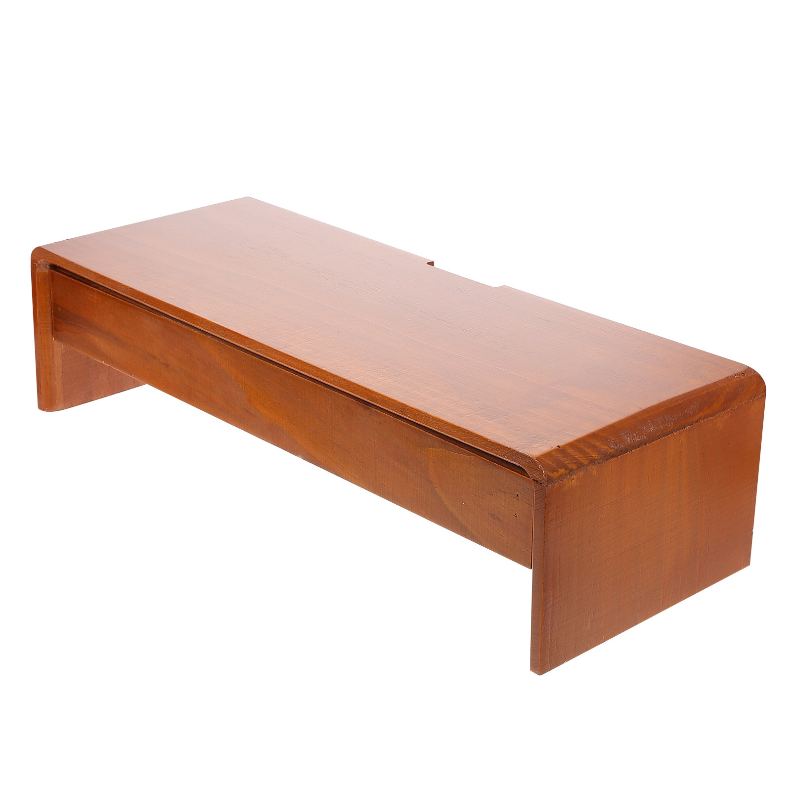 Monitor Riser Wood - ขาตั้งยกสูงสำหรับคอมพิวเตอร์ 1 ชิ้น ชั้นวางจอภาพไม้แข็งแรง ทนทาน พื้นผิวเรียบ