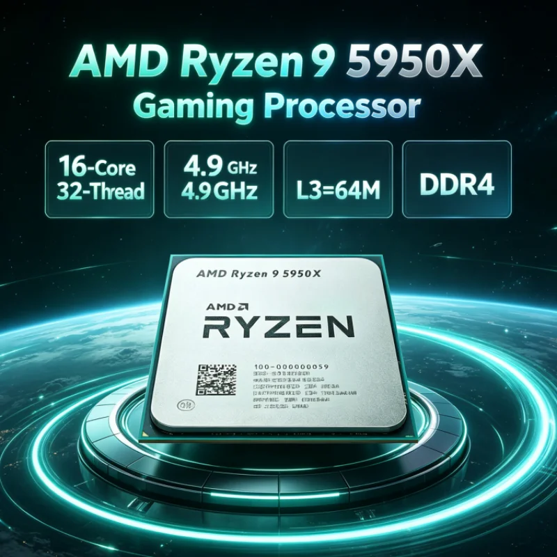 Amd Cpu Ryzen 9 - AMD Ryzen 9 5950X ซีพียูสำหรับเล่นเกม แต่ไม่มีชุดระบายความร้อน