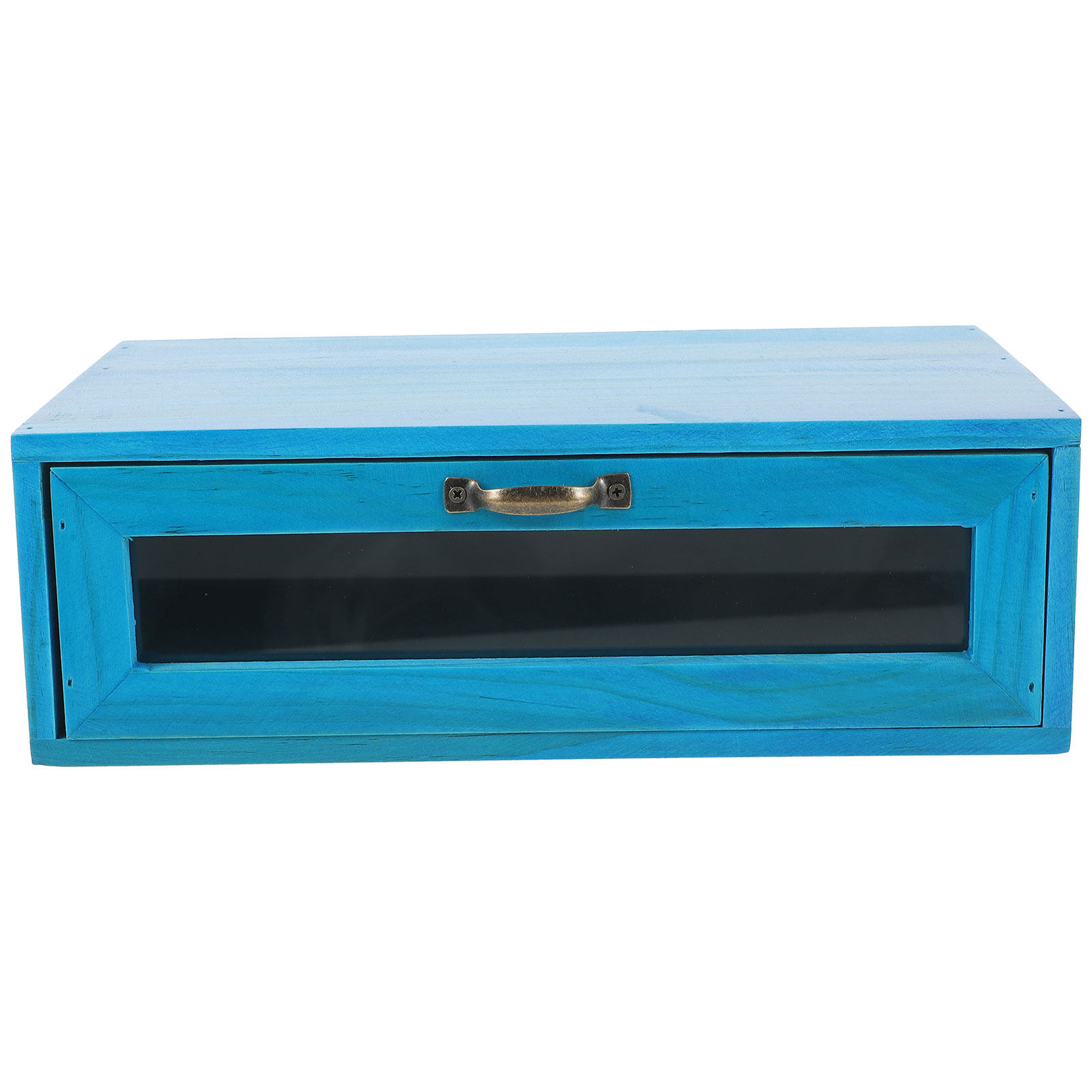Monitor Riser Wood - แท่นวางจอคอมพิวเตอร์ไม้พร้อมลิ้นชักสำหรับวางบนโต๊ะทำงาน แท่นวางจอคอมพิวเตอร์ไม้พร้อมลิ้นชักเก็บของแบบดึงออกได้ สไตล์บ้านไร่แบบชนบท