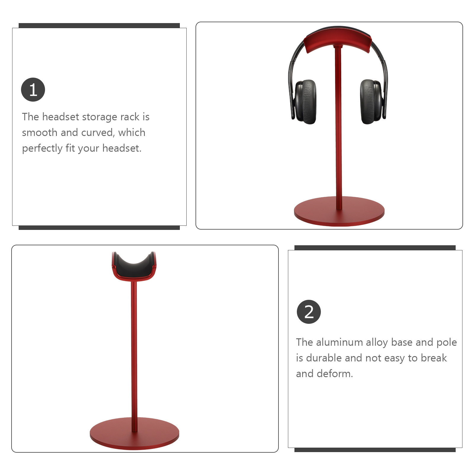 ขาตั้งหูฟังพรีเมียม 1 ชิ้น ฐาน - Desk Setup Headphones บทวิจารณ์และราคา