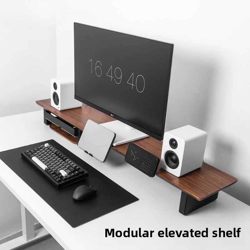 อุปกรณ์เสริมแท่นวางจอภาพแบบโมด - Monitor Riser Wood บทวิจารณ์และราคา