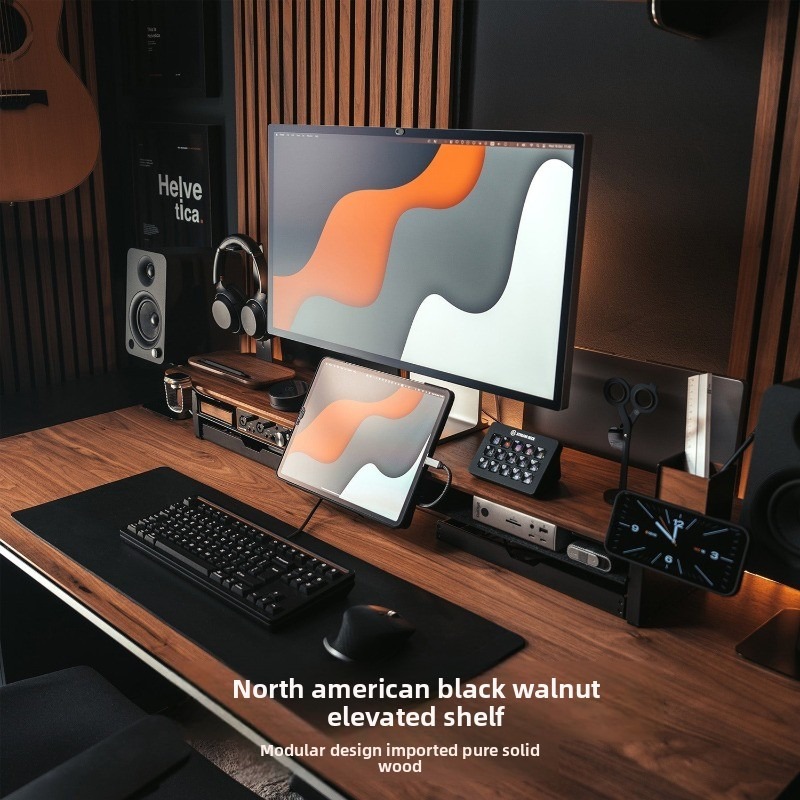 อุปกรณ์เสริมแท่นวางจอภาพแบบโมด - Monitor Riser Wood บทวิจารณ์และราคา