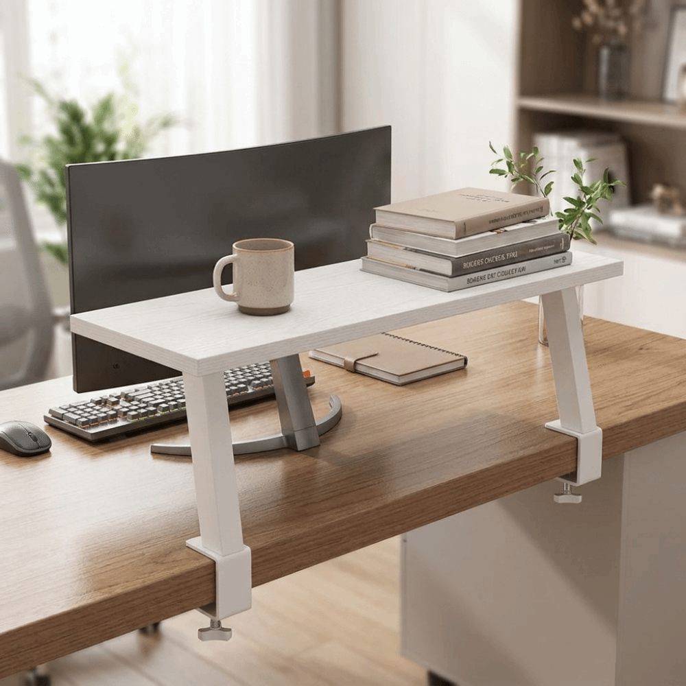 ขาตั้งจอคอมพิวเตอร์ลายไม้ ดีไซ - Monitor Riser Wood บทวิจารณ์และราคา