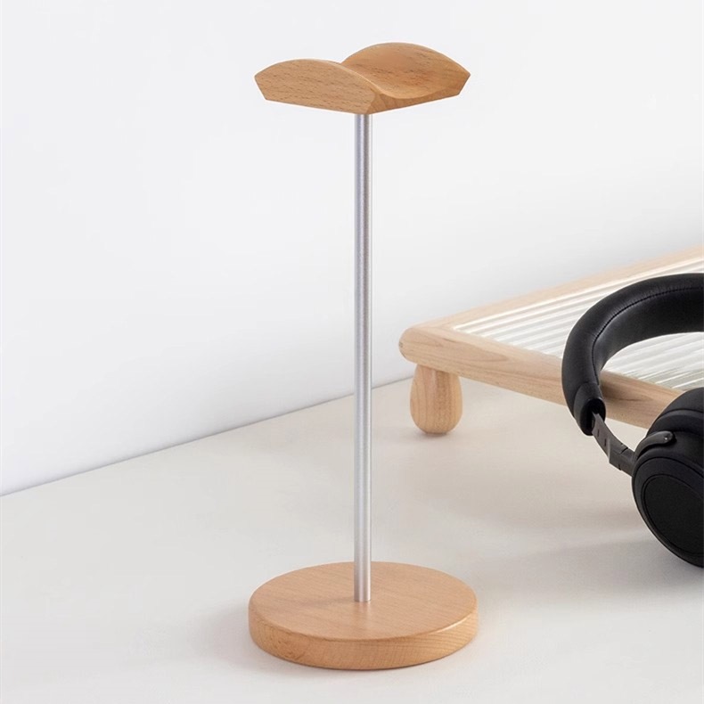ขาตั้งหูฟังไม้แบล็ควอลนัทและอะ - Desk Setup Game บทวิจารณ์และราคา