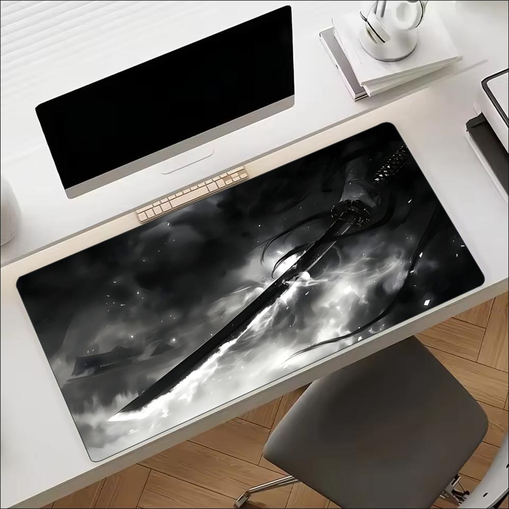แผ่นรองโต๊ะลายดาบคาตานะซามูไรญ - Desk Setup Gaming And Work บทวิจารณ์และราคา