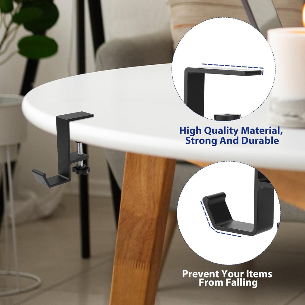 อลูมิเนียมอัลลอยด์หูฟังตะขอแขว - Desk Setup Game บทวิจารณ์และราคา