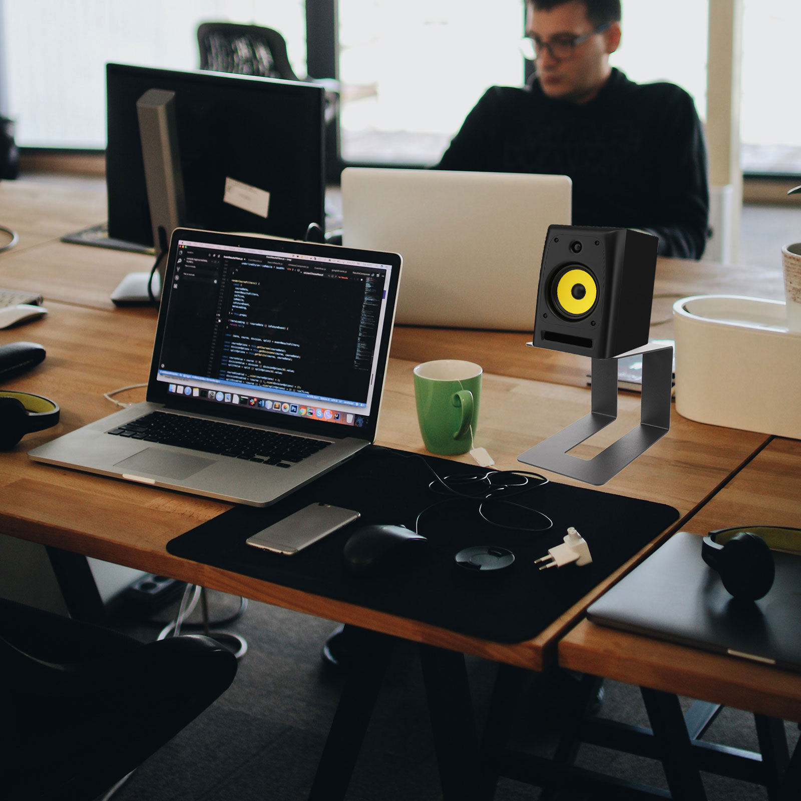 ขาตั้งลำโพงตั้งโต๊ะ ขนาดสากล โ - Monitor Riser Wood บทวิจารณ์และราคา