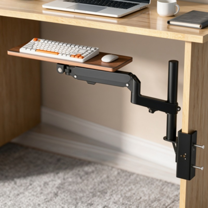 ประหยัดพื้นที่ใต้โต๊ะ ถาดวางคี - Desk Setup Living Room บทวิจารณ์และราคา