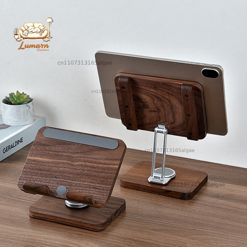 ขาตั้ง iPad ไม้แบล็ควอลนัท หมุ - Desk Setup With Ipad บทวิจารณ์และราคา