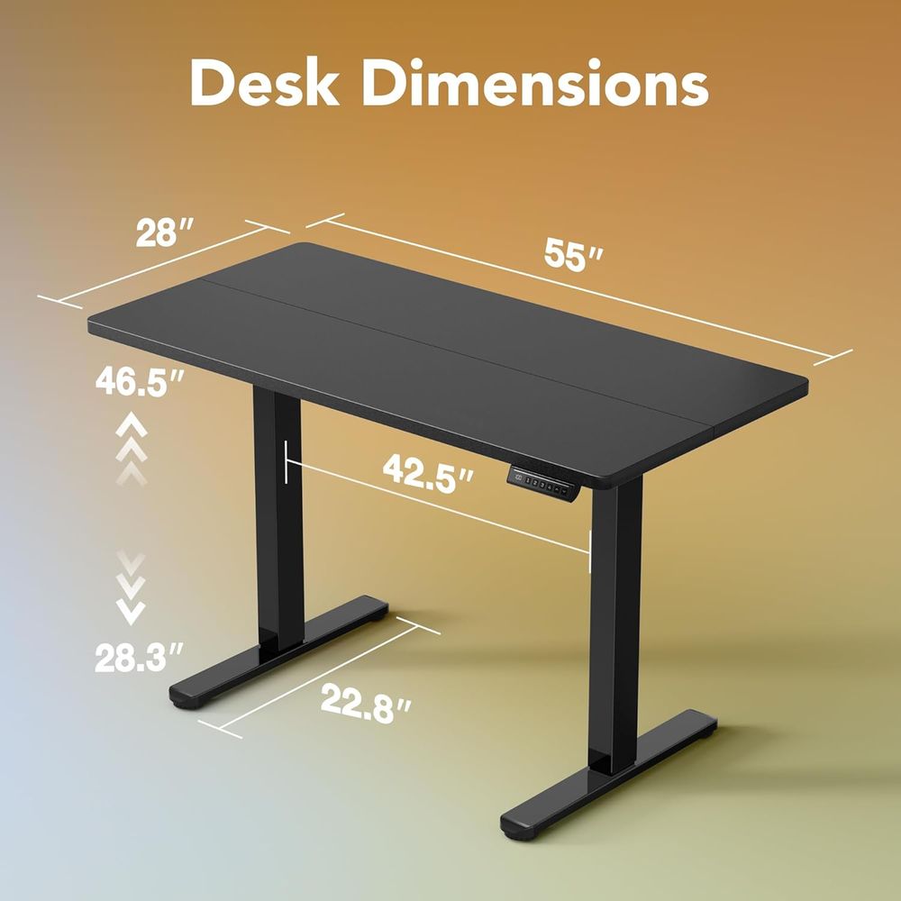 โต๊ะทำงานไฟฟ้าปรับระดับความสูง - Work Desk Home Setup บทวิจารณ์และราคา