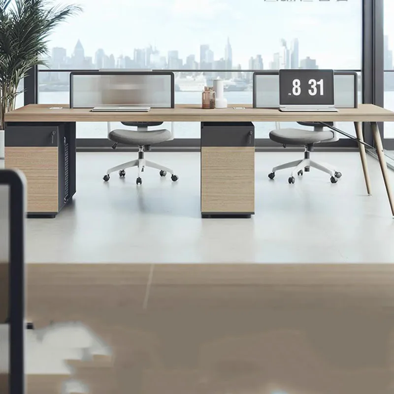 โต๊ะทำงานผู้บริหารไม้พร้อมที่เ - Work Desk Home Setup บทวิจารณ์และราคา