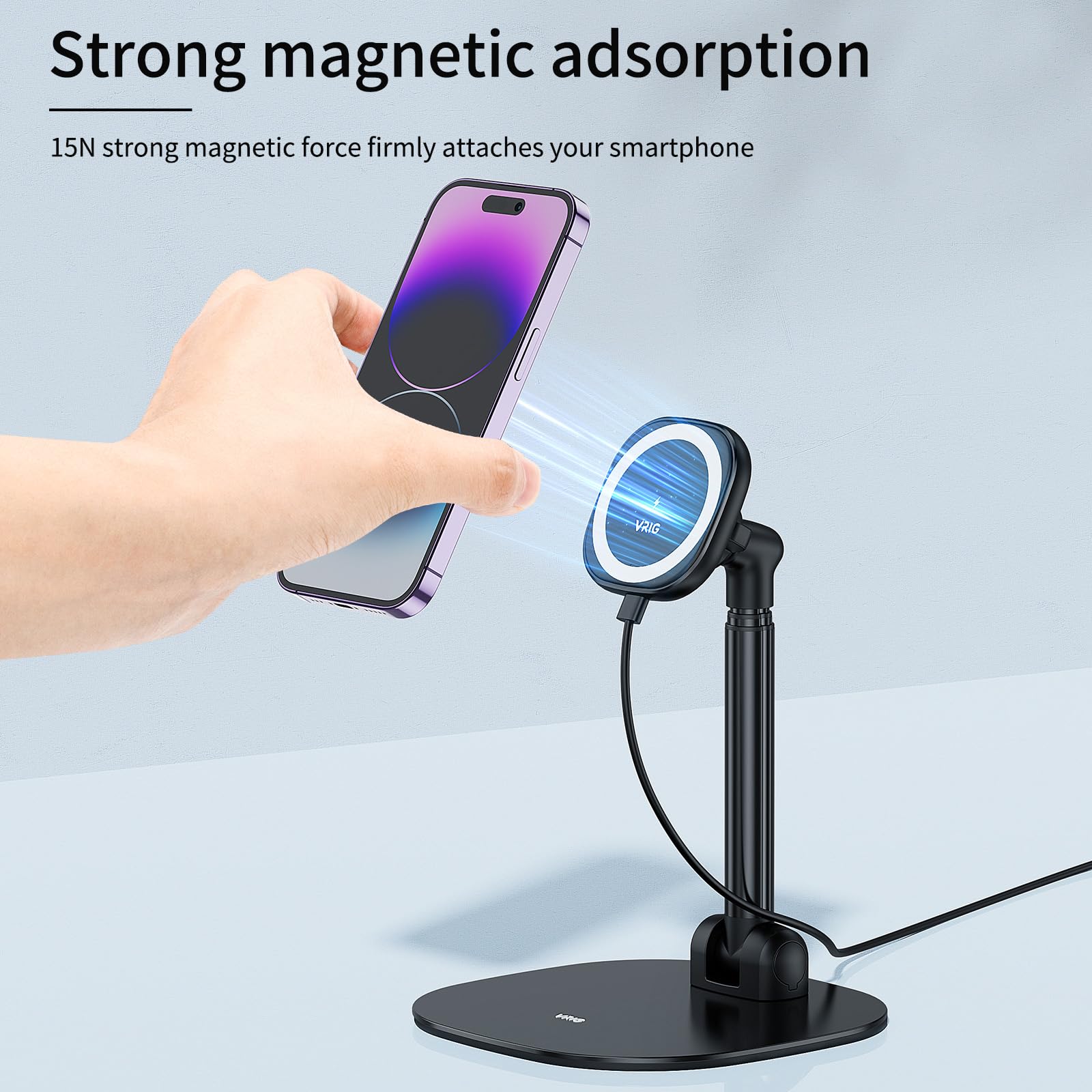 แท่นวางโทรศัพท์แม่เหล็กไร้สาย  - Desk Setup Apple บทวิจารณ์และราคา