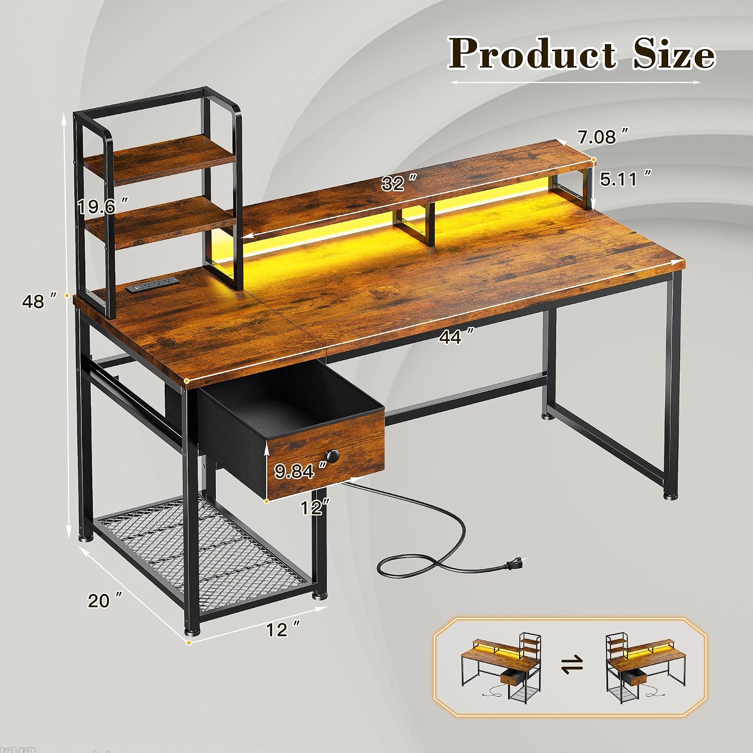 โต๊ะคอมพิวเตอร์ขนาดเล็กพร้อมตู - Desk Setup In Small Bedroom บทวิจารณ์และราคา