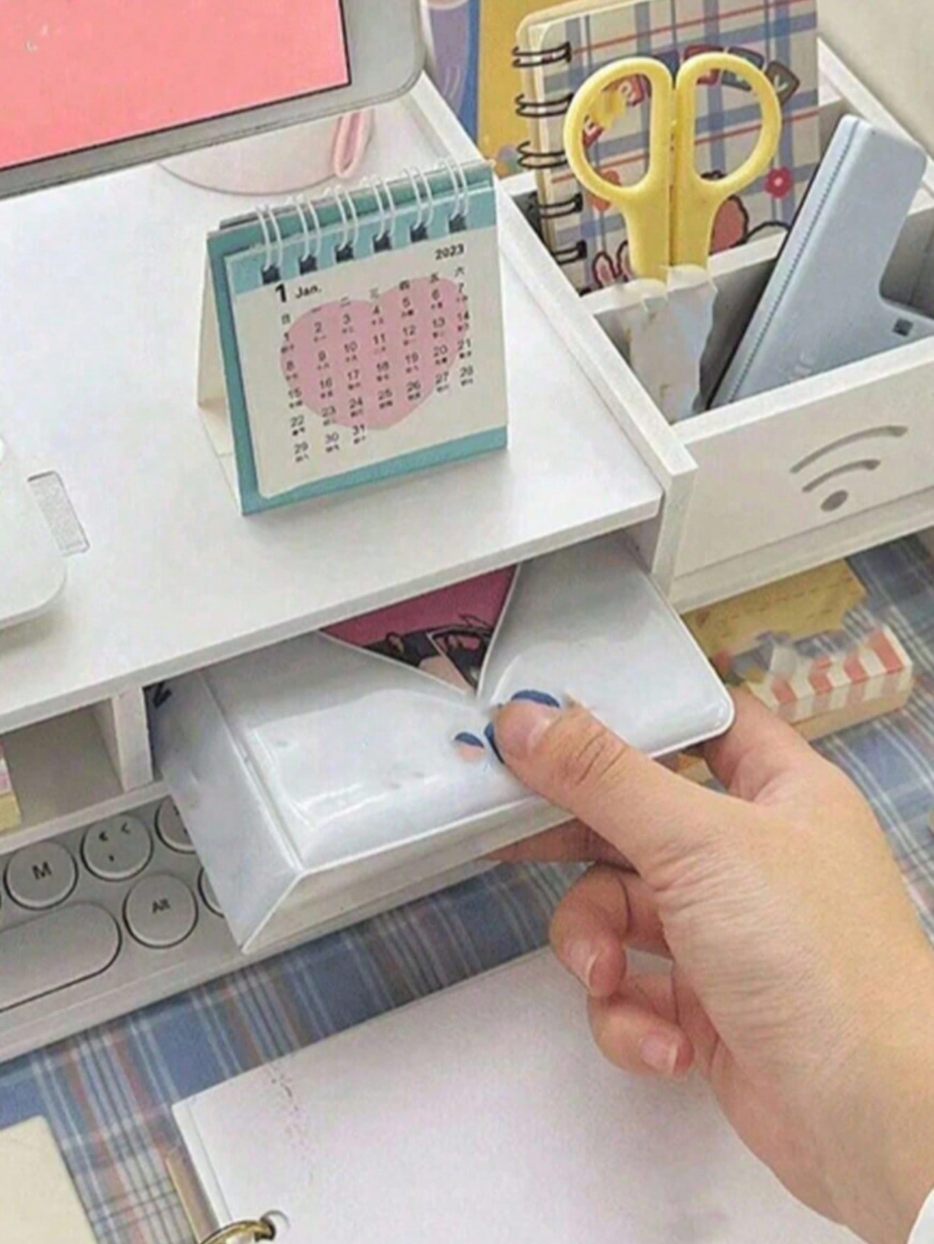 ขาตั้งจอมอนิเตอร์พร้อมลิ้นชัก, - Monitor Riser Wood บทวิจารณ์และราคา