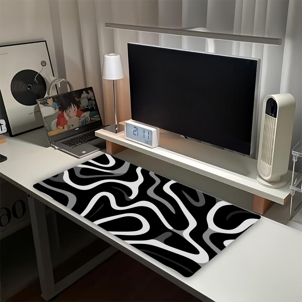 แผ่นรองเมาส์ขนาดใหญ่ลายศิลปะม้ - Desk Setup Gaming And Work บทวิจารณ์และราคา