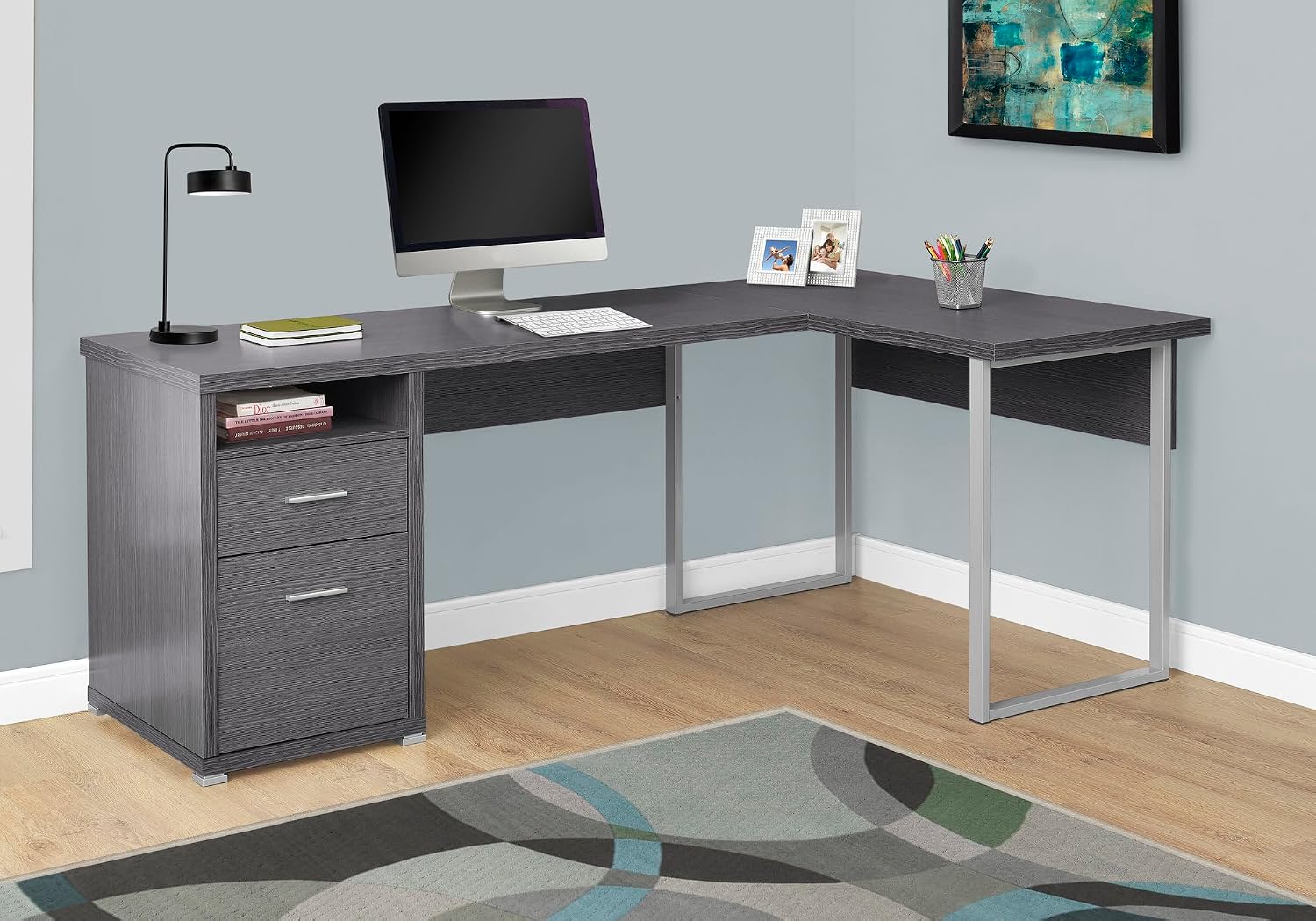 I 7257 โต๊ะคอมพิวเตอร์, โฮมออฟ - Work Desk Home Setup บทวิจารณ์และราคา