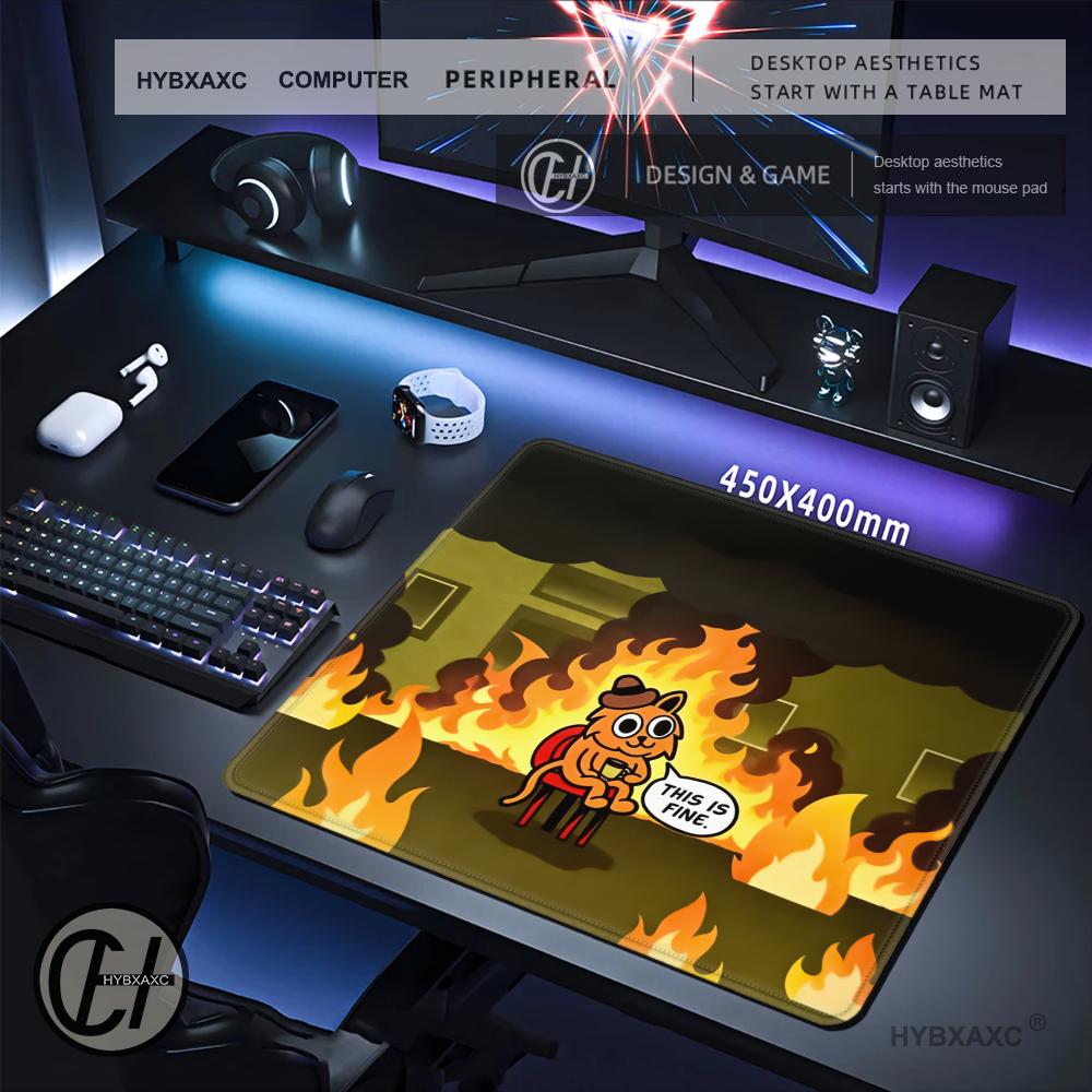 HYBXAXC แผ่นรองเมาส์ลายแมวสุดฮ - Work Desk Home Setup บทวิจารณ์และราคา