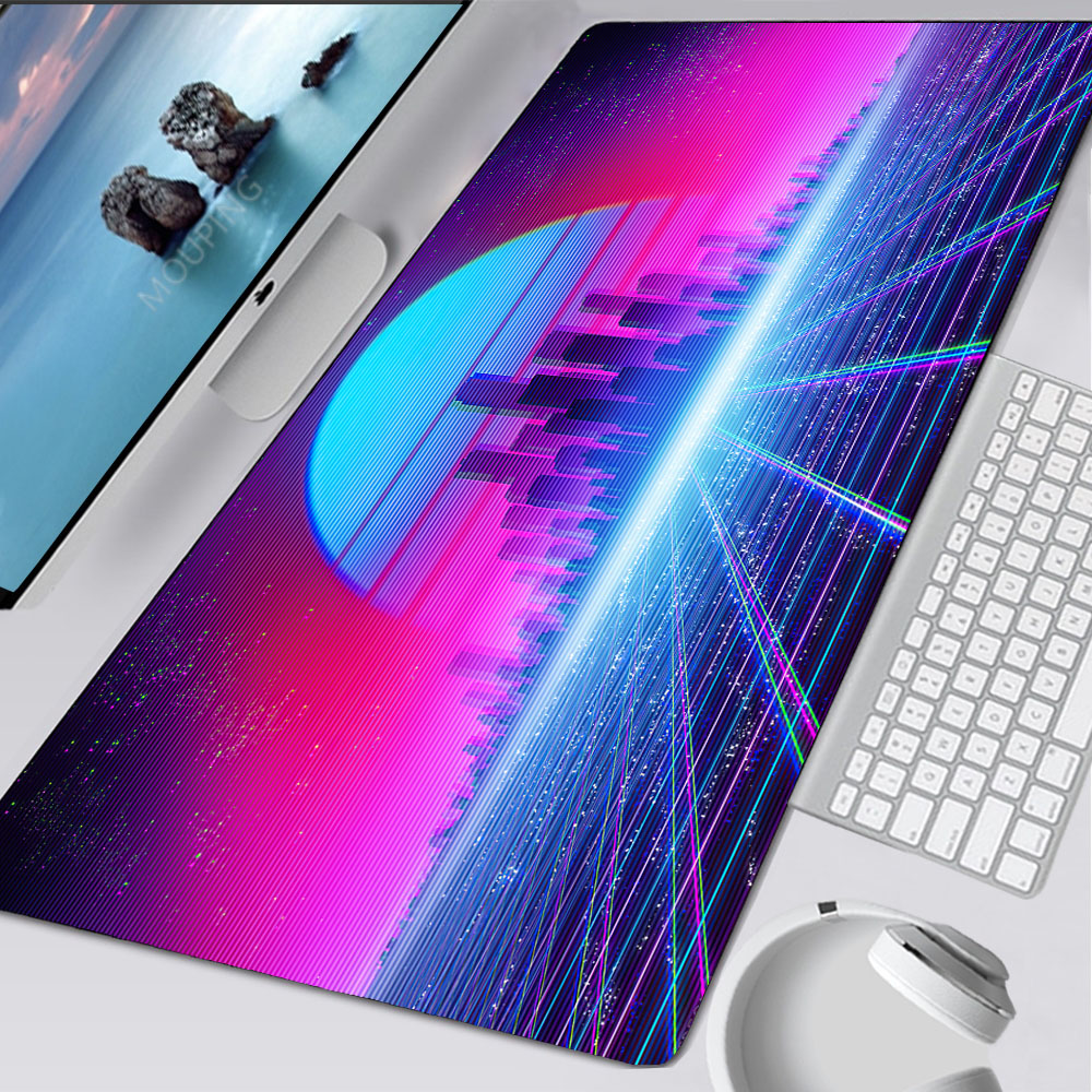 Vaporwave Mousepad Retrowave/s - Desk Setup Game บทวิจารณ์และราคา