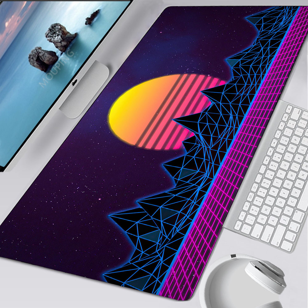 Vaporwave Mousepad Retrowave/s - Desk Setup Game บทวิจารณ์และราคา