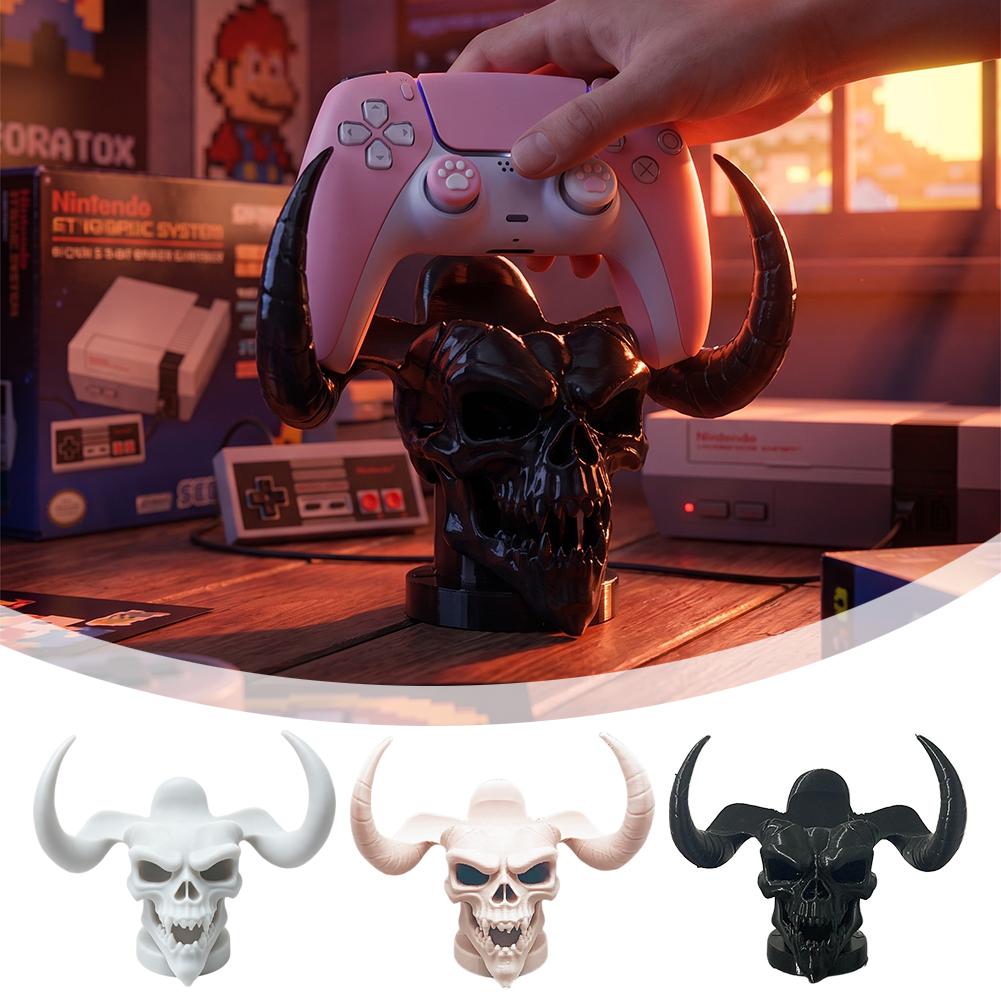 ที่วางจอยเกมรูปหัวกะโหลกปีศาจส - Desk Setup Game บทวิจารณ์และราคา