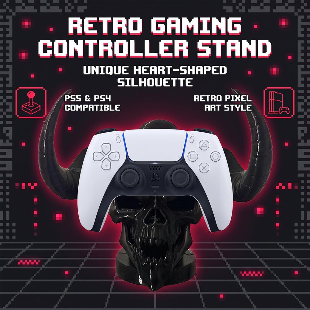 ที่วางจอยเกมรูปหัวกะโหลกปีศาจส - Desk Setup Game บทวิจารณ์และราคา