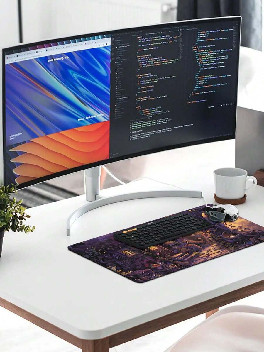 แผ่นรองเมาส์สำหรับเล่นเกมขนาดใ - Work Desk Home Setup บทวิจารณ์และราคา