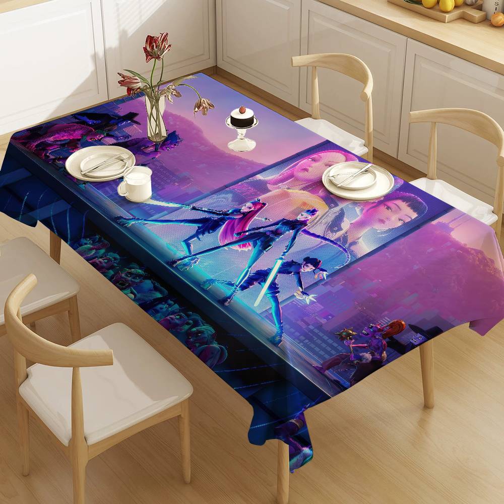 ผ้าปูโต๊ะกันน้ำและกันน้ำมันลาย - Desk Setup Kpop บทวิจารณ์และราคา