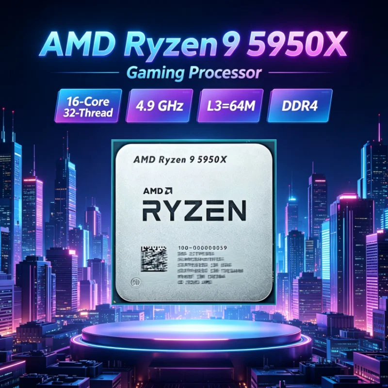 AMD Ryzen 9 5950X ซีพียูสำหรับ - Amd Cpu Ryzen 9 บทวิจารณ์และราคา