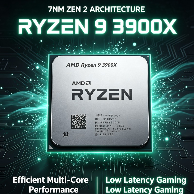 AMD Ryzen 9 3900X โปรเซสเซอร์เ - Amd Cpu Ryzen 9 บทวิจารณ์และราคา