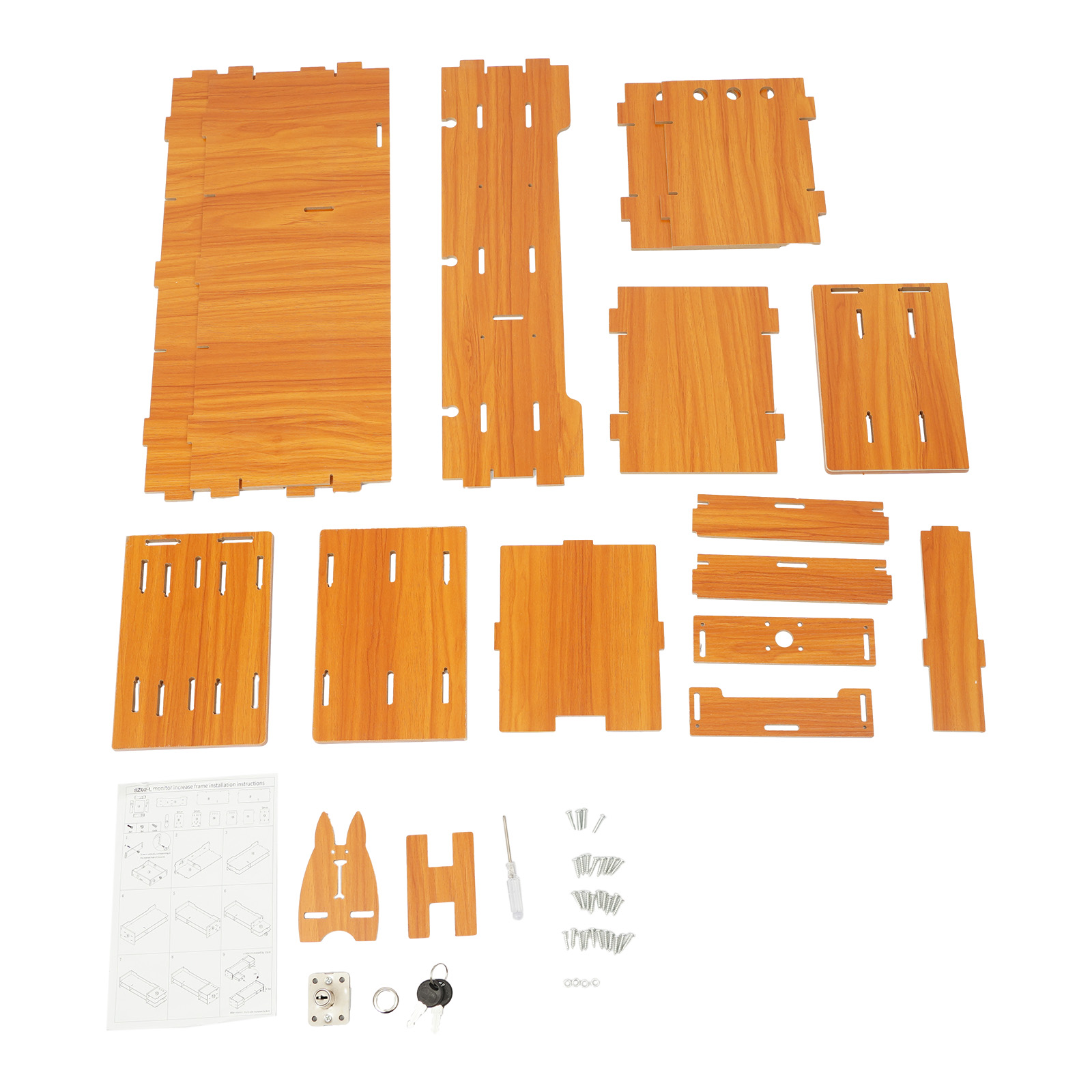 แท่นวางจอคอมพิวเตอร์ MDF แบบ E - Monitor Riser Wood บทวิจารณ์และราคา