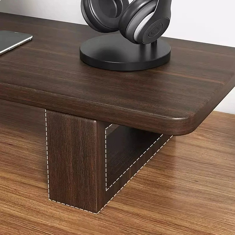 แท่นวางจอคอมพิวเตอร์วอลนัท ปรั - Monitor Riser Wood บทวิจารณ์และราคา