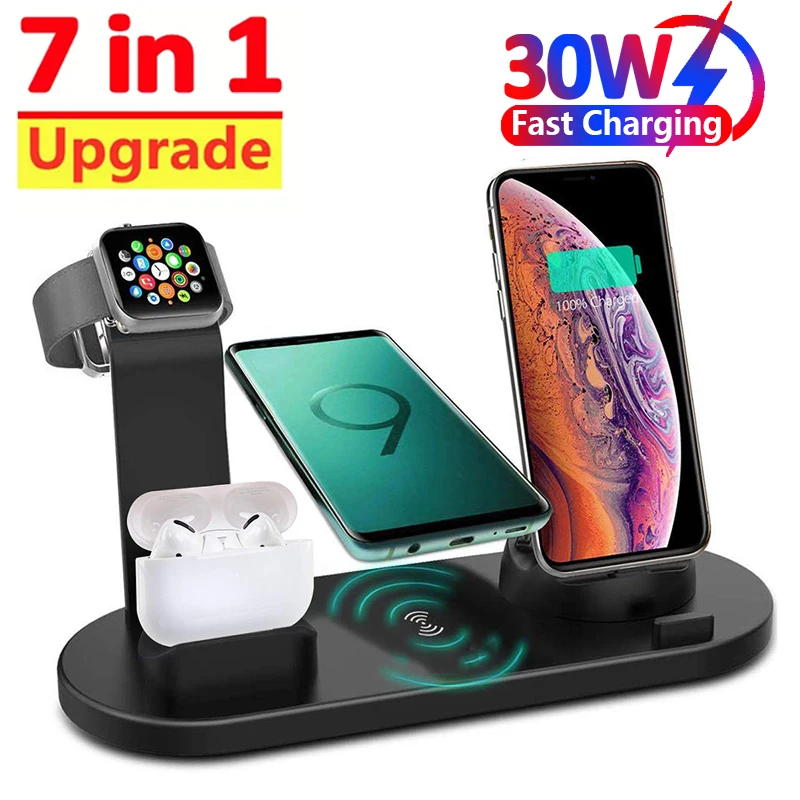 7 In 1 Wireless Charger Stand  - Desk Setup Apple บทวิจารณ์และราคา