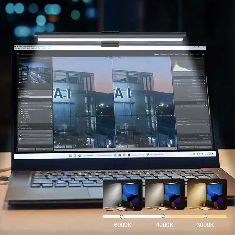 โคมไฟตั้งโต๊ะปรับความสว่างได้  - Desk Setup Gaming And Work บทวิจารณ์และราคา