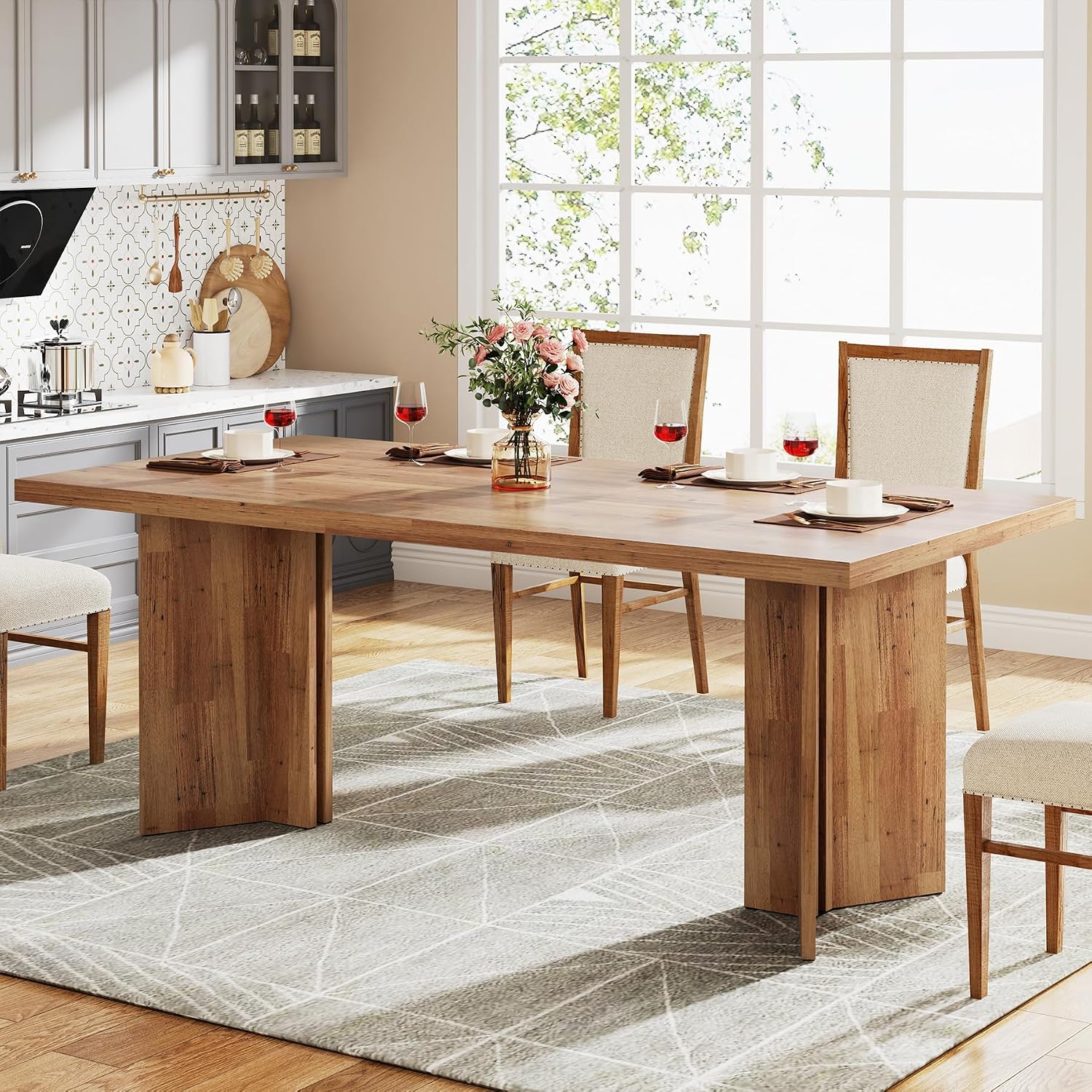 โต๊ะรับประทานอาหารไม้ทรงสี่เหล - Desk Setup Living Room บทวิจารณ์และราคา